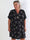 Olina - Plus size tunikakjole i en viskoseblanding med fine broderet blomster