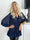 Pamela Glitter Shirt - Tunika med paljetter, smock och volanger