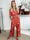 Pams Holiday Jumpsuit - Jumpsuit med resår och julmotiv