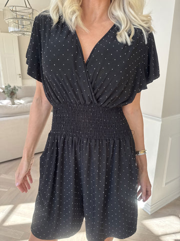 Pams Crystal Playsuit - Elastisk jumpsuit med gjutform
