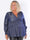 Pams Denim Shirt L/S - Elastisk plus size blus med långa ärmar