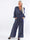 Pams Denim Jumpsuit L/S - Plus size denim jumpsuit