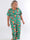Pams Holiday Jumpsuit - Elastisk jumpsuit i plusstorlek med julmotiv