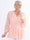 Pams Lace Shirt L/S - Elastisk spetsblus med lång ärm i stora storlekar