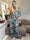 Pams Leaf Jumpsuit - Jumpsuit med resår och bladmönster