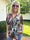 Pams Leaf Shirt S/S - Söt tunika med blommigt tryck och smock