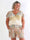 Pams Paisley Playsuit - Plus size elastisk buksedragt med mønster