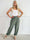 Pams Plain Harem Pants - Elastiske bukser med smock i taljen