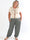 Pams Pattern Harem Pants - Elastiske plus size bukser med smock i taljen