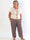 Pams Pattern Harem Pants - Elastiske plus size bukser med smock i taljen