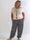 Pams Pattern Harem Pants - Elastiske plus size bukser med smock i taljen