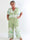 Pams Peony Jumpsuit - Elastisk plus size buksedragt med blomstermotiver