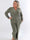 Pams Plain Jumpsuit L/S - Plain elastisk jumpsuit i storlekar