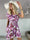 Pams Sweet Flower Playsuit - Jumpsuit med resår och blommigt tryck