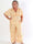 Pams Tribal Jumpsuit - Plus size mønstret buksedragt med små guld blomster
