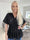 Pams Glitter Shirt - Söt tunika med smock och paljetter