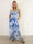 Pams Hummingbird Sleeveless - Elastisk kjole med blomster og fugle motiver