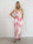 Pams Hummingbird Sleeveless - Elastisk kjole med blomster og fugle motiver