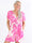 Pams Leaf Playsuit - Elastisk playsuit i plusstorlek med bladmönster