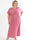Pams Plain - Elastisk plus size kjole med smock