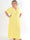 Pams Plain - Elastisk plus size kjole med smock