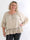 Pepita - Plus size tunika i løs pasform med blonde- og flæsedetaljer