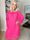 Philippa - Sød plisseret kjole i semi-transparent chiffon