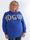 Priscilla - Stickad plus size tröja med VOGUE skrivet i guldglittertråd