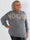 Priscilla - Stickad plus size tröja med VOGUE skrivet i guldglittertråd