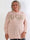 Priscilla - Stickad plus size tröja med VOGUE skrivet i guldglittertråd