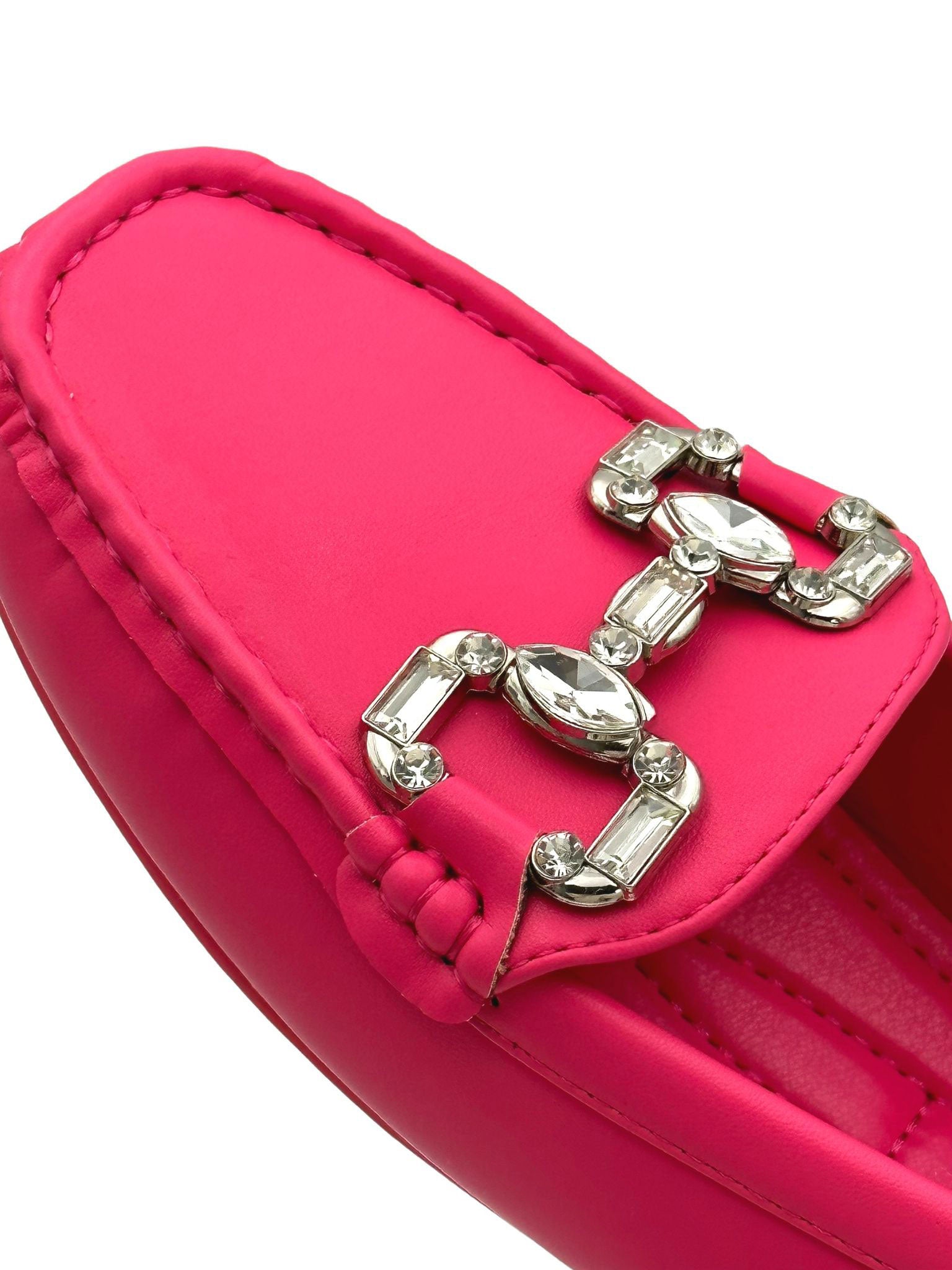 Rosalba - Moccasins med strasspänne