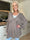 Rosaline - Sød plus size strikcardigan med fine hjerter og knaplukning