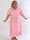 Sakira - Söt blommig plus size klänning med puffärmar