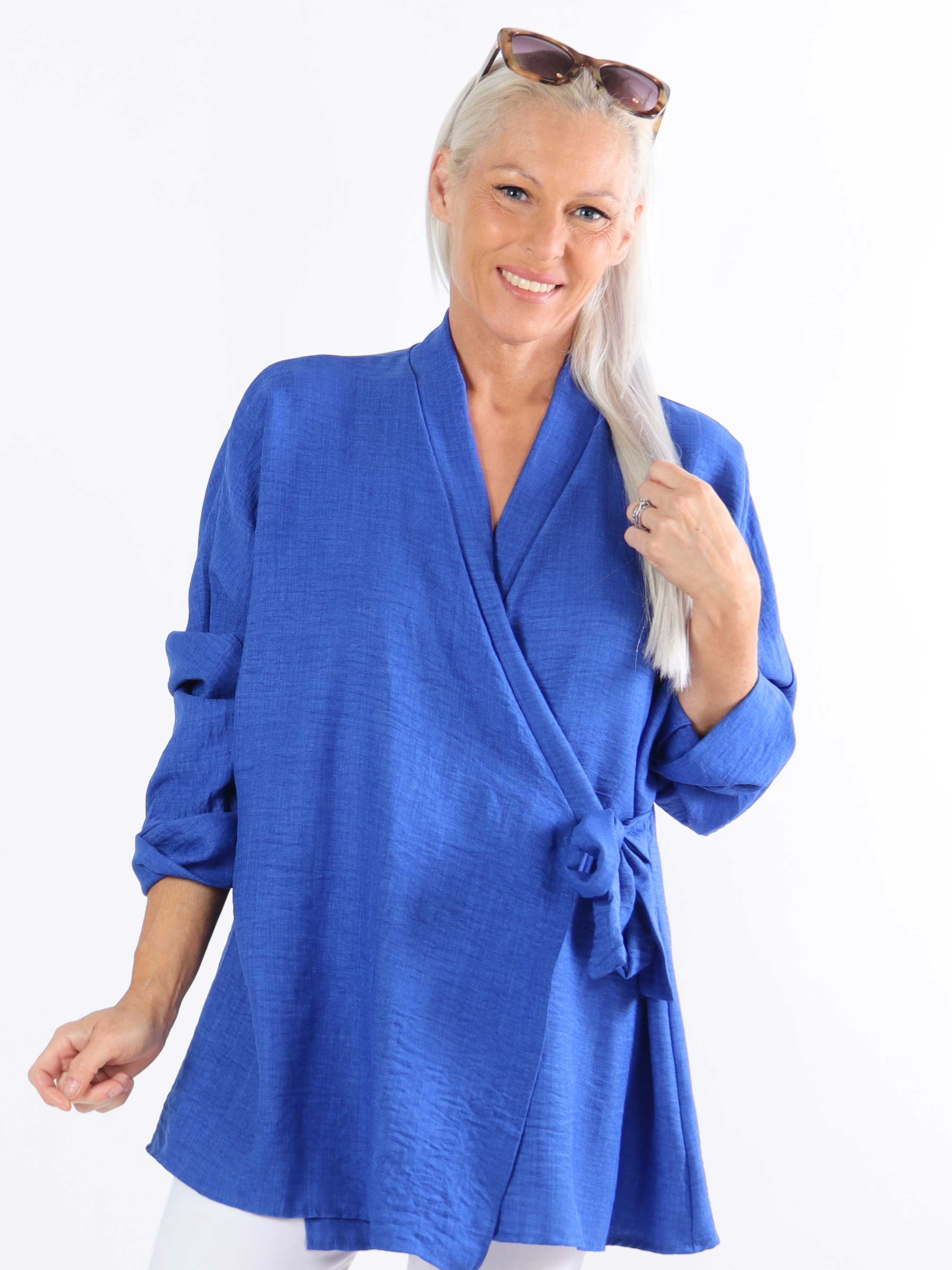 Sarah - Söt omlott-tunika i plusstorlek