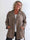 Sharpay Short 2.0 – Kort lätt plus size trenchcoat med knytskärp