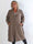 Sharpay 2.0 – Lätt plus size trenchcoat med knytskärp