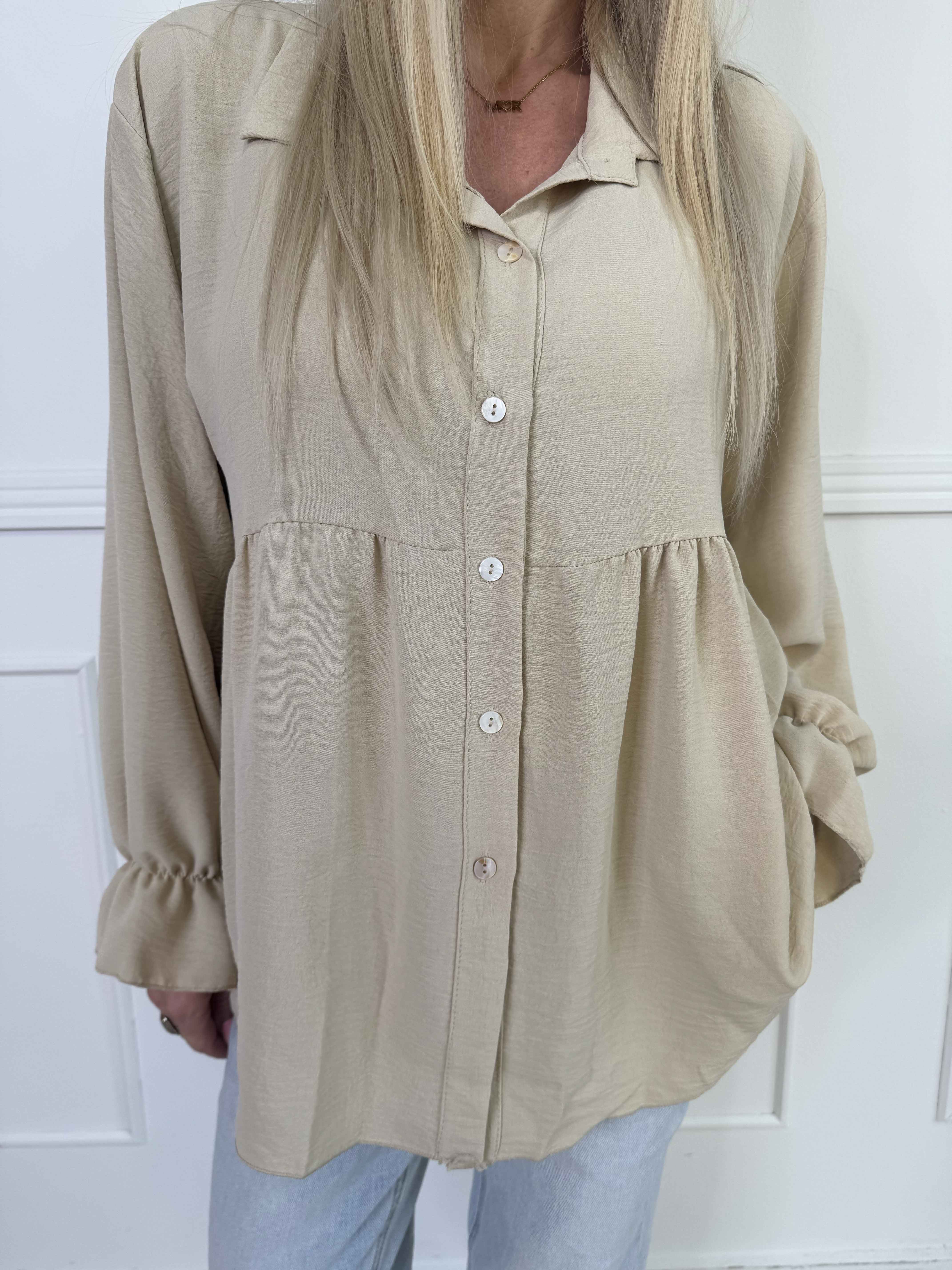 Smilla - Sød tunika i viskose med knapper