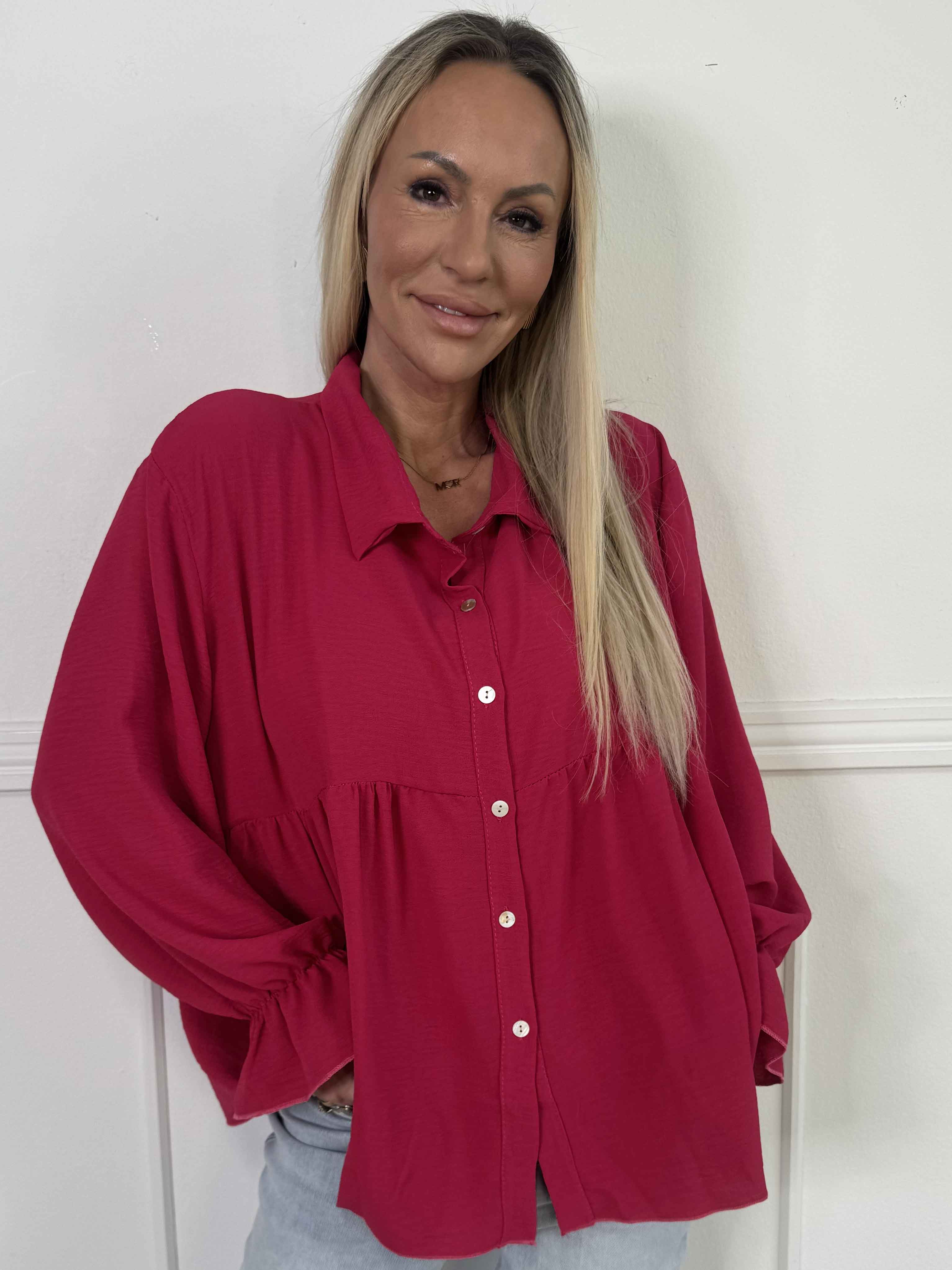 Smilla - Sød tunika i viskose med knapper