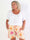 Stevie Summer - Plus size shorts i bomulds musselin-stof med sommermotiver