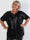 Subira - Glansig plus size tunika med v-ringning