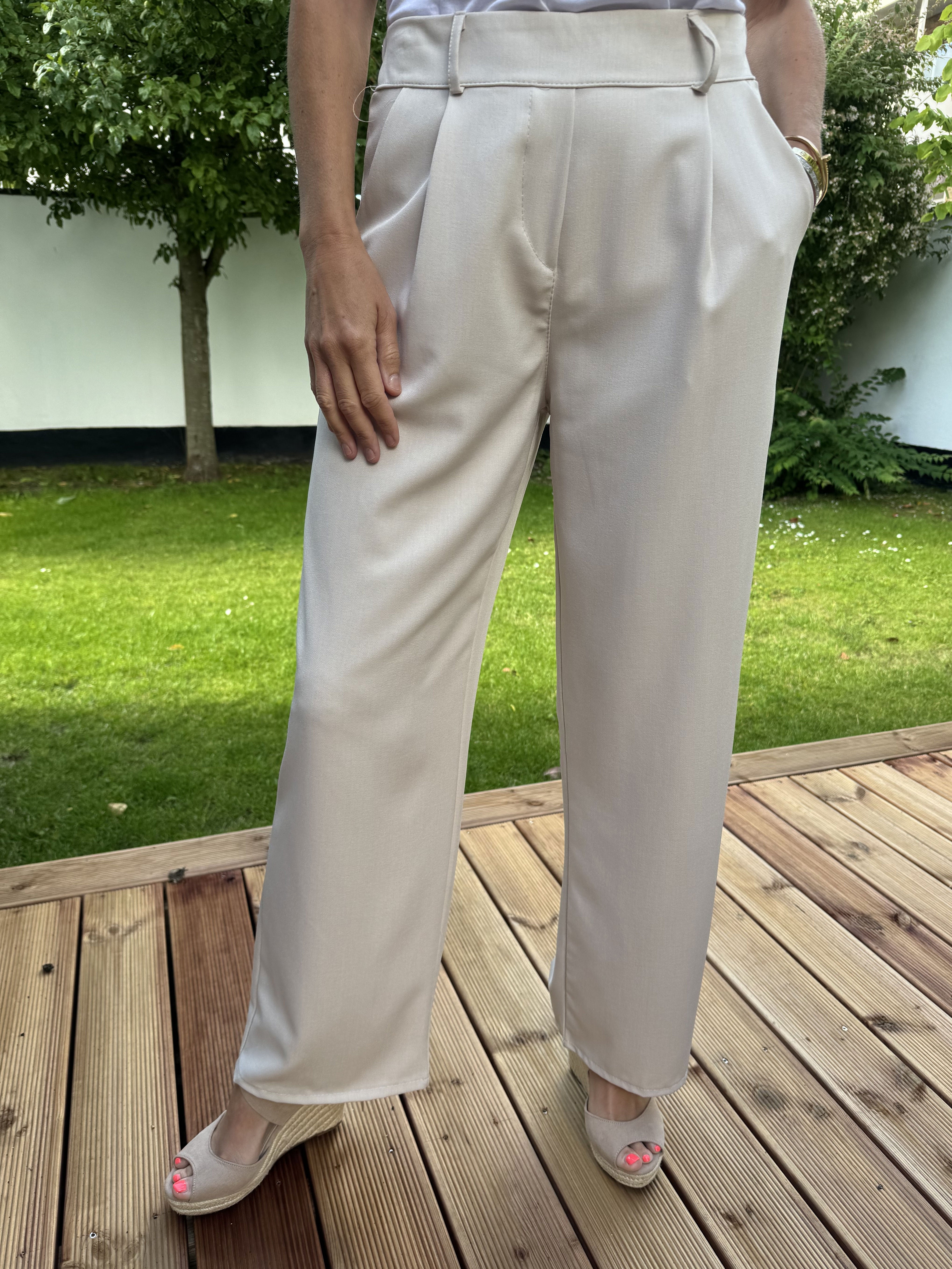 Taimi - Cool enfärgad kostymbyxa