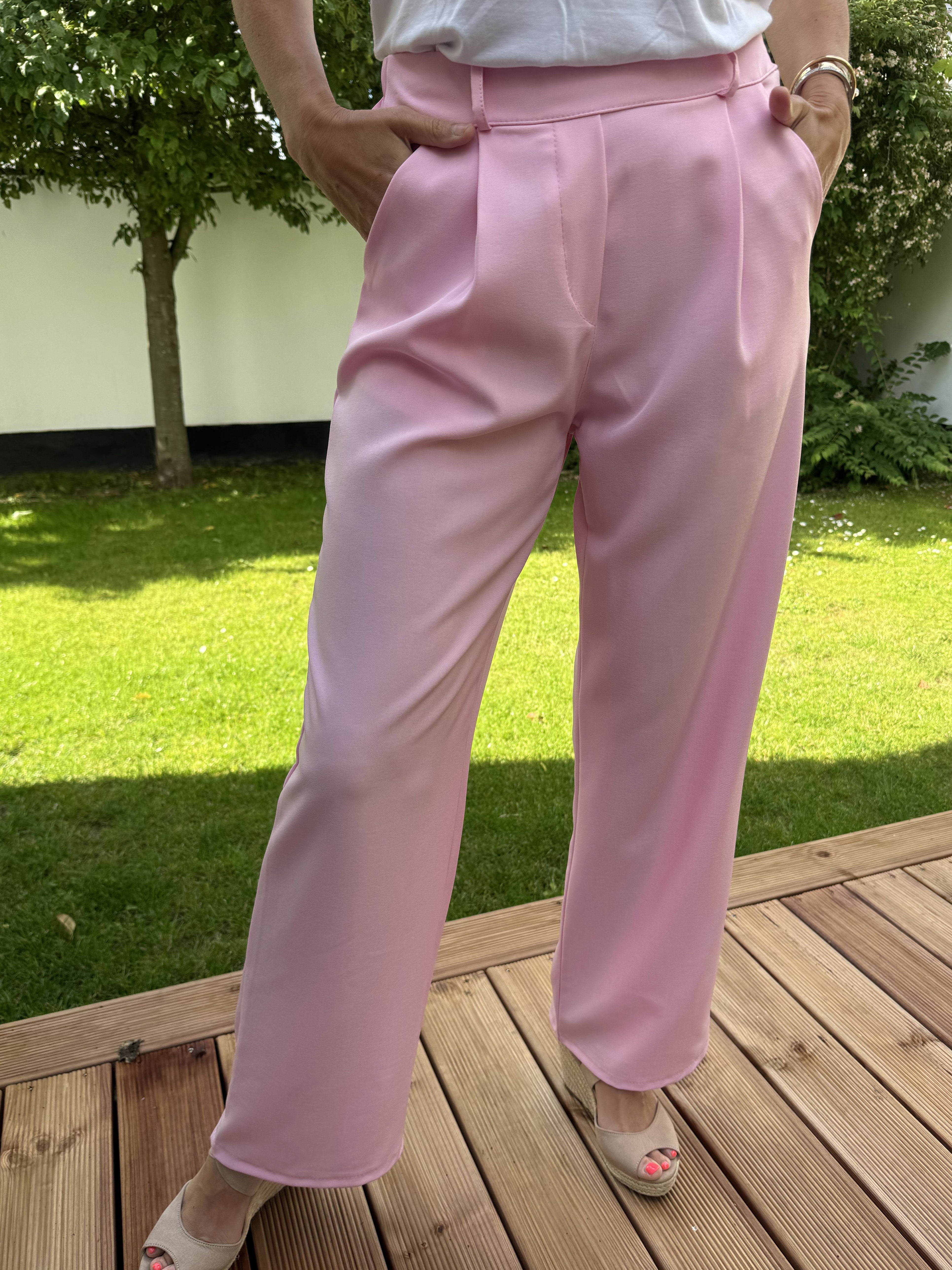 Taimi - Cool enfärgad kostymbyxa