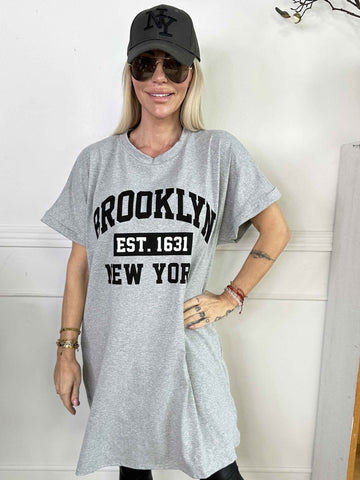 Tasmine - Brooklyn t-shirtklänning i mjuk bomull