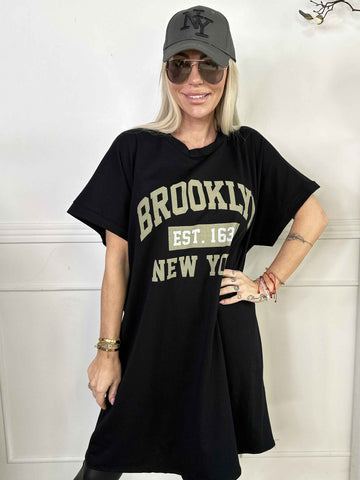 Tasmine - Brooklyn t-shirtklänning i mjuk bomull