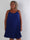 Tonia Short - Elegant plisseret plus size kjole i en blød og let viskoseblanding