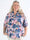 Vanesa Butterfly - Plus size tunika i viskos med fjärilsmönster