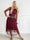 Viola - Elegant og feminin kjole i stretchy mesh med transparente ærmer