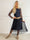 Viola - Elegant og feminin kjole i stretchy mesh med transparente ærmer