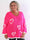 Vivianne - Sød plus size strikbluse med fine hjerter