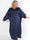 Winnie - Lång elegant plus size tunikaklänning med strass